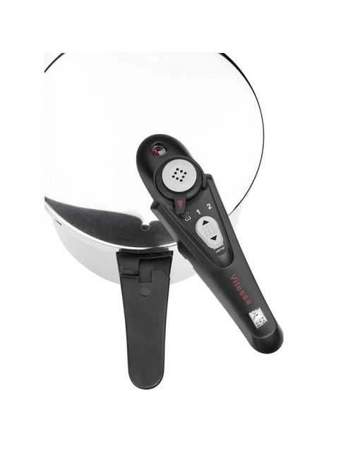 Olla a Presión Bra Vitesse A185102/ Ø22cm/ 6L/ Acero Inoxidable/ Apta para Inducción