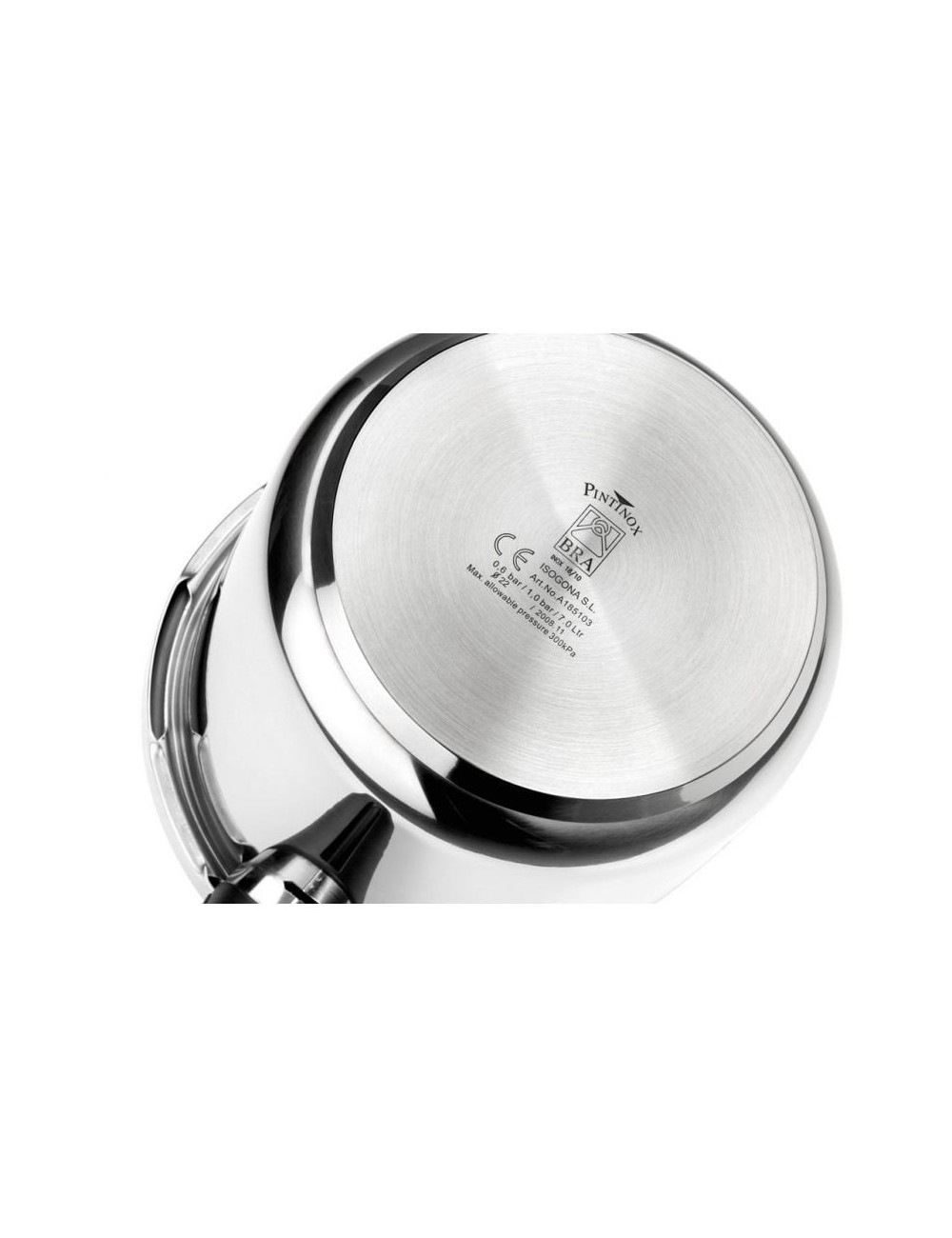 Olla a Presión Bra Vitesse A185102/ Ø22cm/ 6L/ Acero Inoxidable/ Apta para Inducción