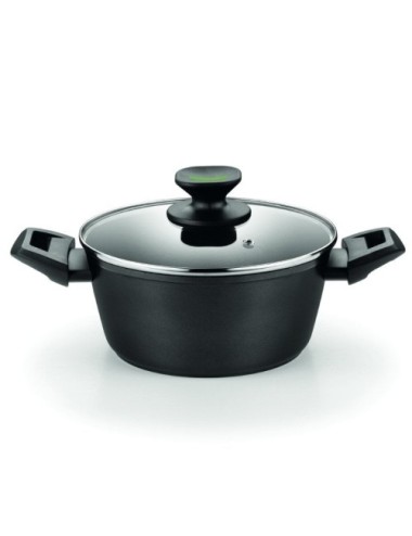 Cacerola Alta Monix Green M480320/ Ø20cm/ Aluminio forjado/ Apta para Inducción