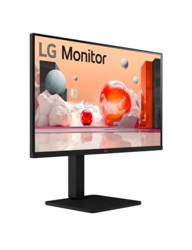 Monitor Profesional LG 24BA560-T 24'/ Full HD/ Multimedia/ Regulable en altura/ Negro