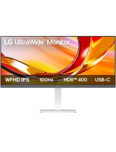 Monitor Profesional Ultrapanorámico LG 34BF550B-W 34'/ WFHD/ Multimedia/ Regulable en altura/ Blanco