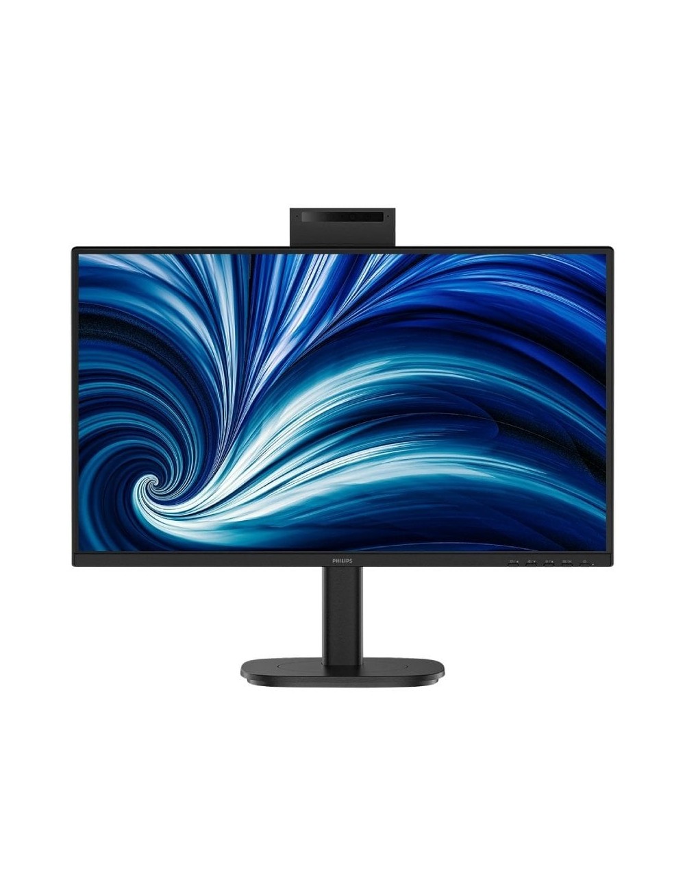 Monitor Profesional Philips 24B2N3200JH 23.8'/ Full HD/ Webcam/ Multimedia/ Regulable en altura/ Negro