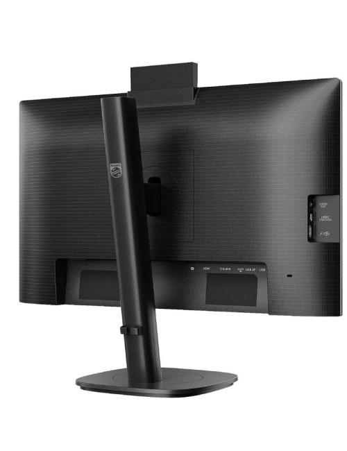 Monitor Profesional Philips 24B2N3200JH 23.8'/ Full HD/ Webcam/ Multimedia/ Regulable en altura/ Negro
