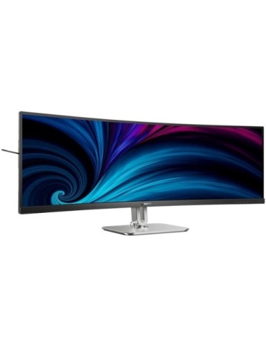 Monitor Profesional Ultrapanorámico Curvo Philips 49B2U5900C 49'/ Dual QHD/ Multimedia/ Regulable en altura/ Negro y Plata