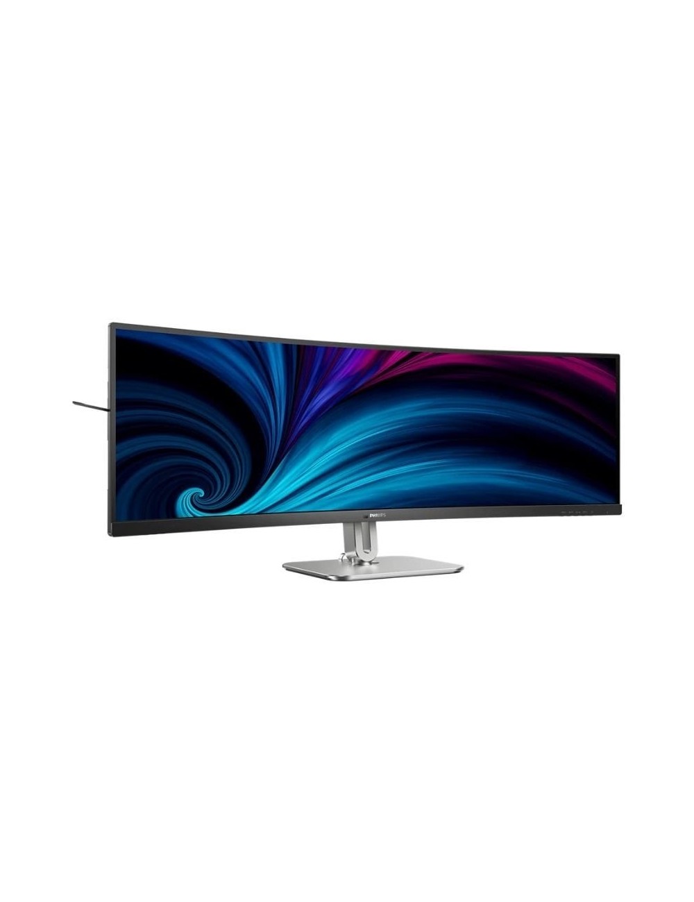 Monitor Profesional Ultrapanorámico Curvo Philips 49B2U5900C 49'/ Dual QHD/ Multimedia/ Regulable en altura/ Negro y Plata