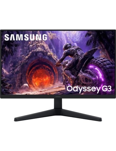 Monitor Gaming Samsung Odyssey G3 S24HG302EU 24'/ Full HD/ 1ms/ 200Hz/ IPS/ Regulable en altura/ Negro