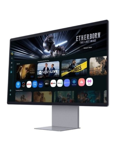 Smart Monitor Gaming Samsung M9 M90SF S32FM900SU 32'/ 4K/ 0.03ms/ 165Hz/ QD-OLED/ Multimedia/ Regulable en altura/ Smart TV/ Pla