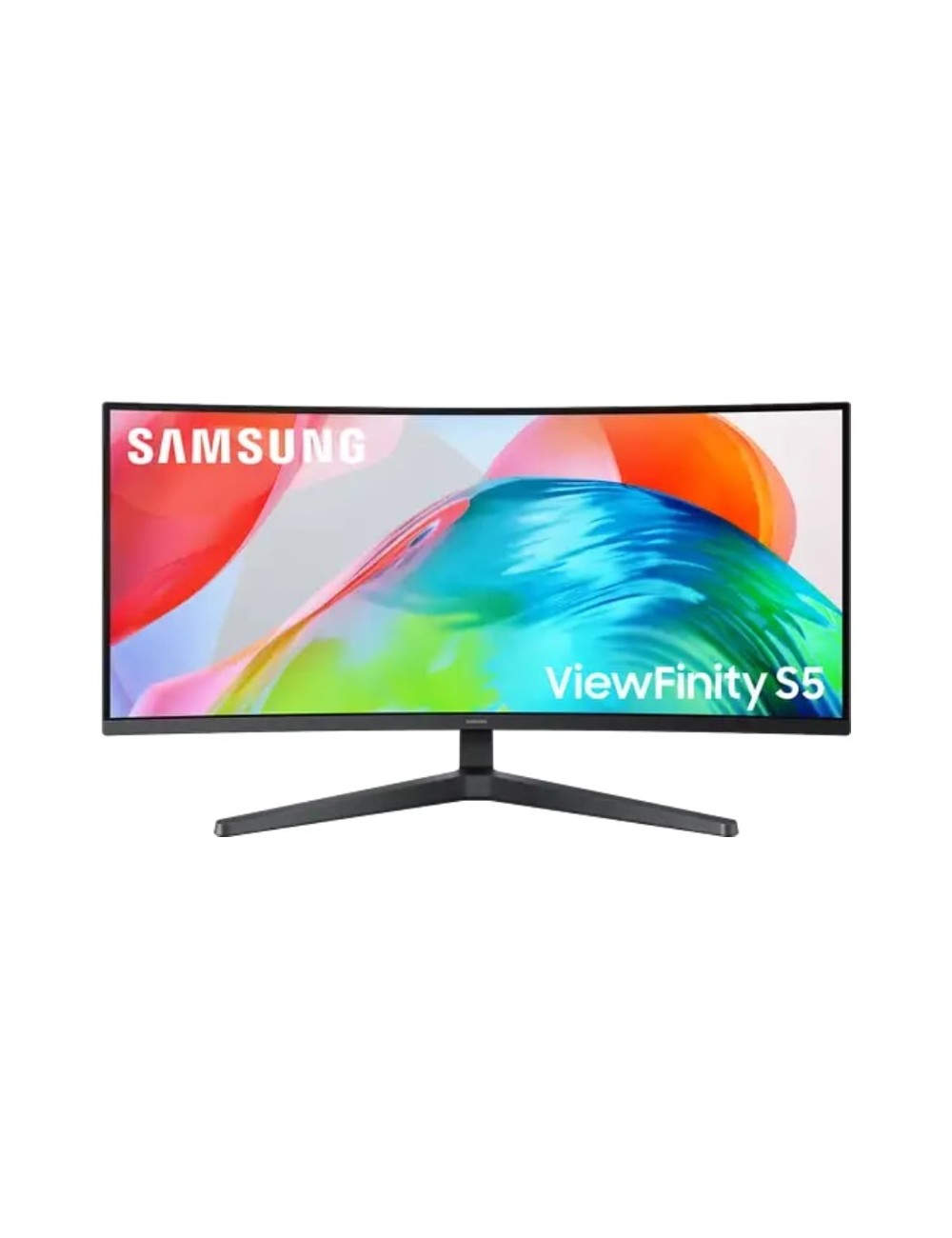 Monitor Profesional Ultraparonámico Curvo Samsung ViewFinity S5 S34H550GAU 34'/ UWQHD/ Negro