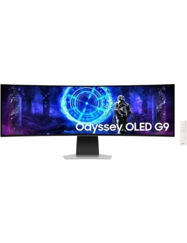 Monitor Gaming Ultrapanorámico Curvo Samsung Odyssey OLED G9 S49DG954SU 49'/ Dual QHD/ 0.03ms/ 240Hz/ OLED/ Multimedia/ Regulabl