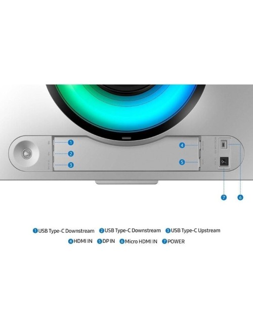 Monitor Gaming Ultrapanorámico Curvo Samsung Odyssey OLED G9 S49DG954SU 49'/ Dual QHD/ 0.03ms/ 240Hz/ OLED/ Multimedia/ Regulabl