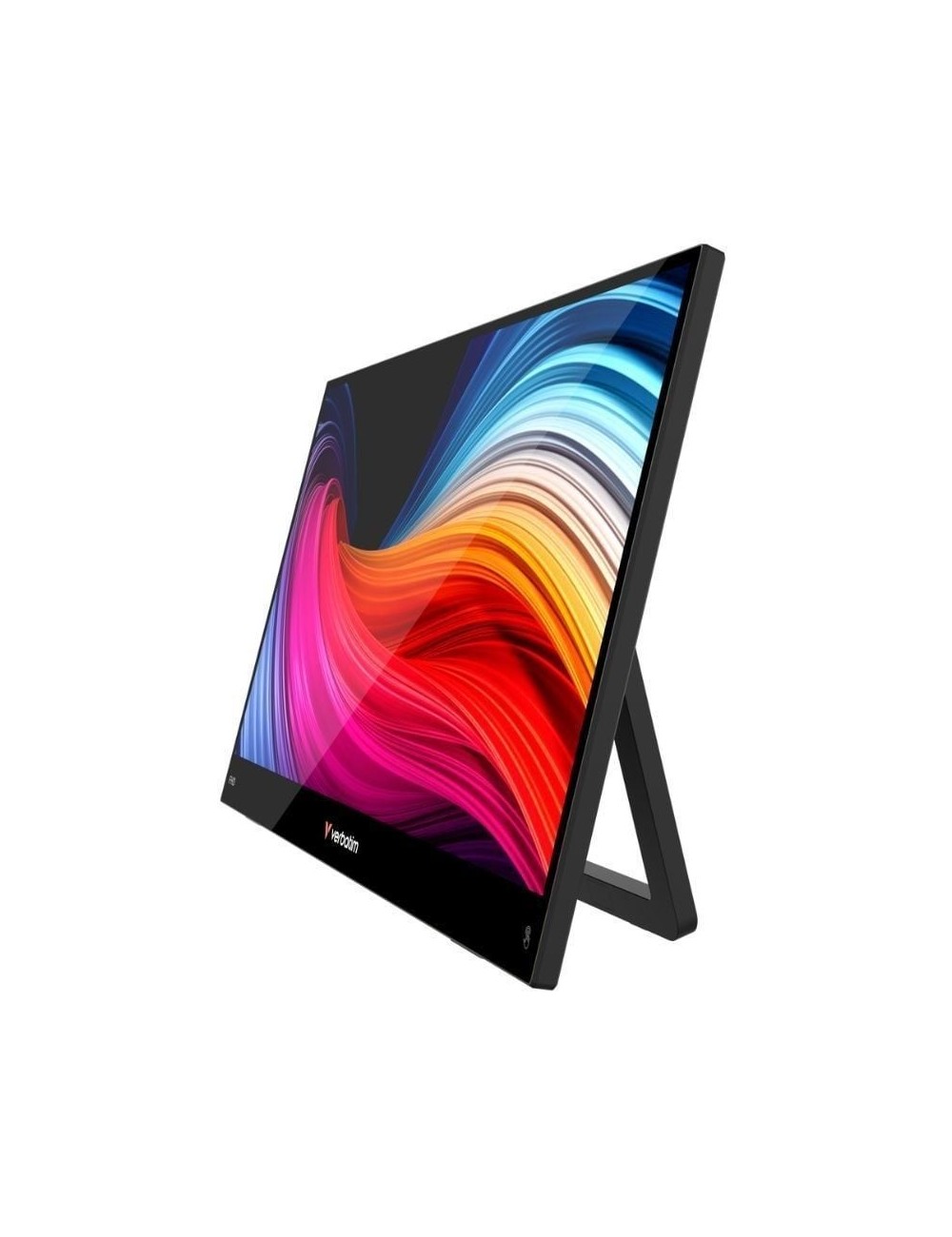 Monitor Portátil Táctil Verbatim Touch Light 15.6'/ Full HD/ Multimedia/ Negro