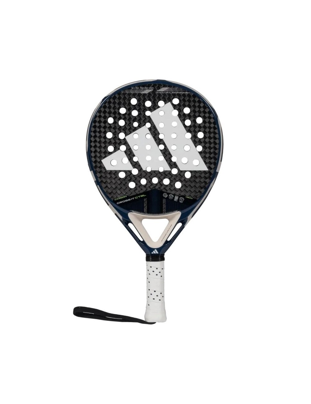 Pala de Pádel Adidas Cross It Carbon Control 3.4 2025/ Azul y Blanca