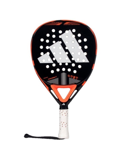 Pala de Pádel Adidas Cross It Team 3.4 2025/ Negra y Naranja