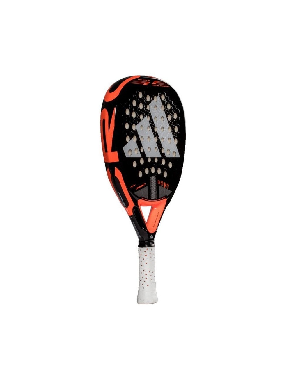 Pala de Pádel Adidas Cross It Team 3.4 2025/ Negra y Naranja