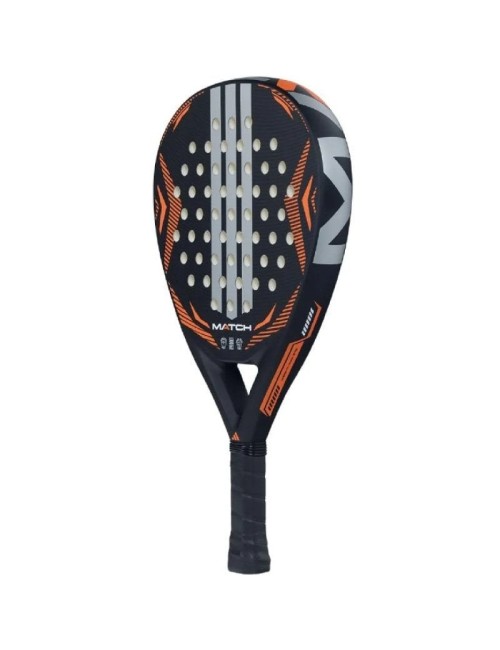 Pala de Pádel Adidas Match 3.5 2026/ Negra y Naranja