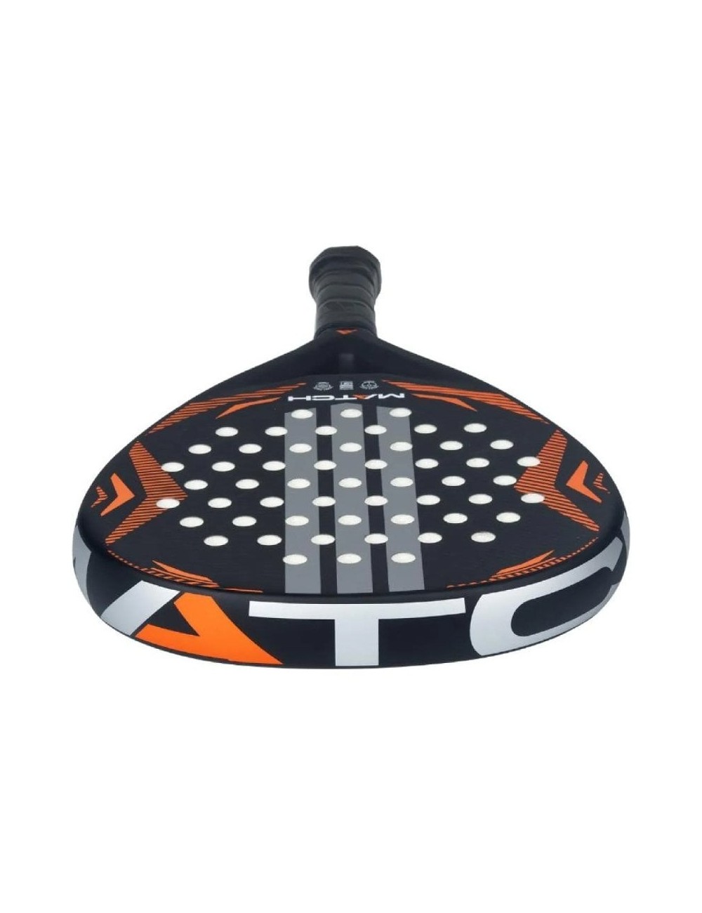 Pala de Pádel Adidas Match 3.5 2026/ Negra y Naranja