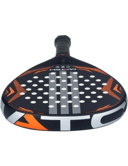 Pala de Pádel Adidas Match 3.5 2026/ Negra y Naranja
