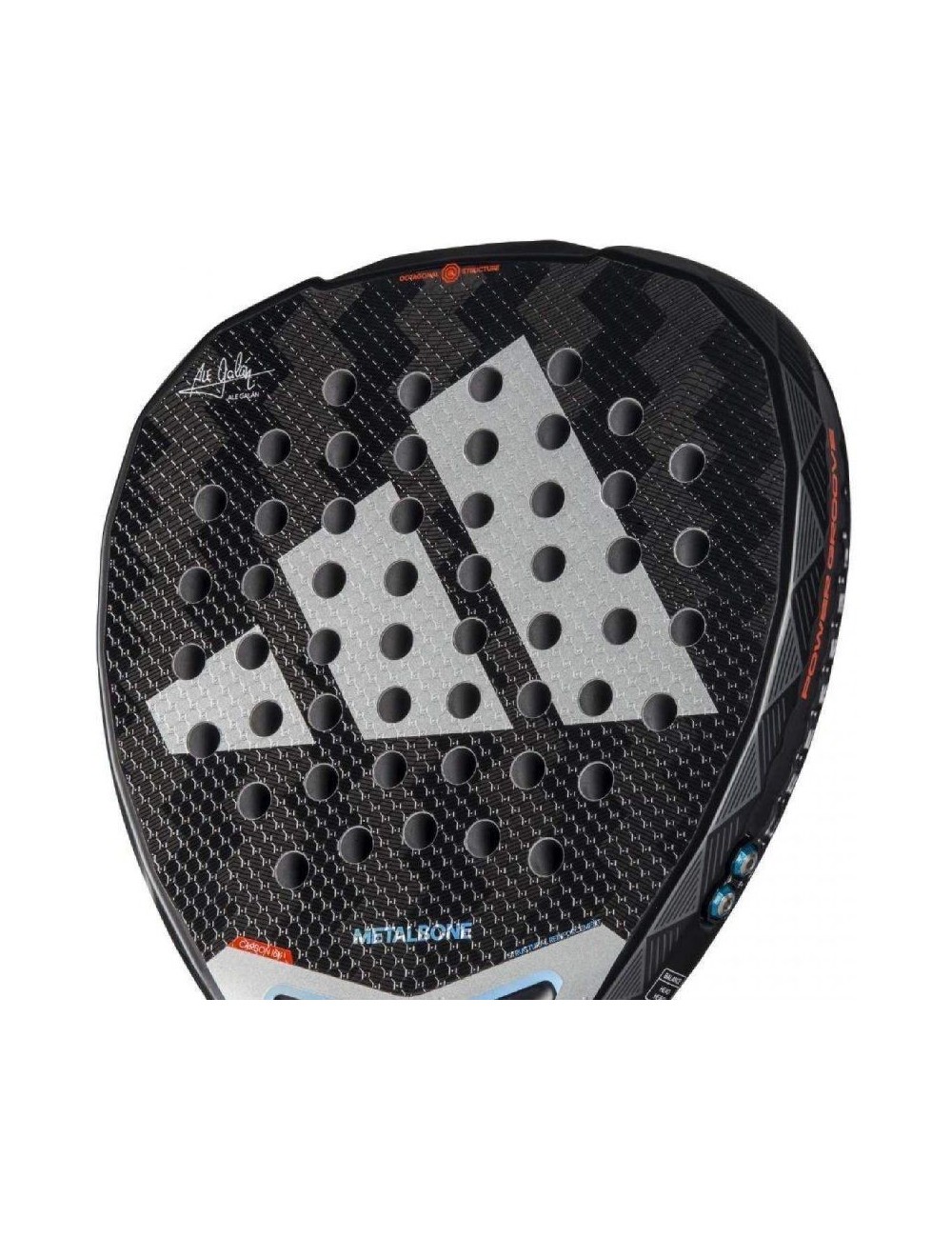 Pala de Pádel Adidas Metalbone 3.4 2025 (Ale Galan)/ Negra y Blanca