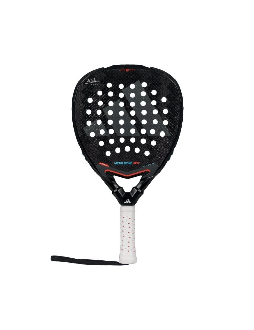 Pala de Pádel Adidas Metalbone HRD+ 2025 (Ale Galan)/ Negra y Blanca