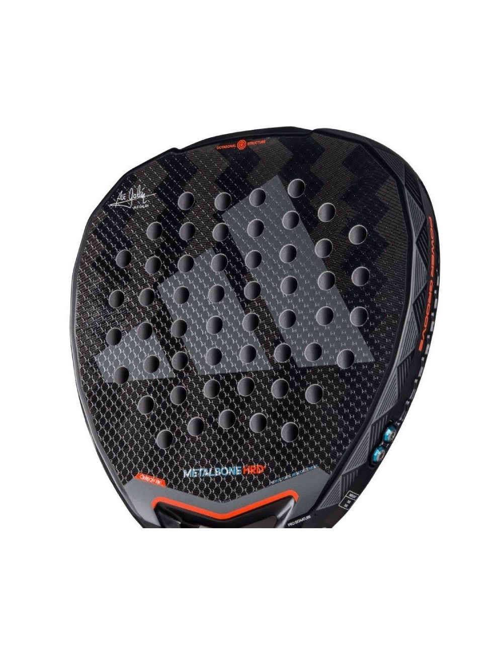 Pala de Pádel Adidas Metalbone HRD+ 2025 (Ale Galan)/ Negra y Blanca