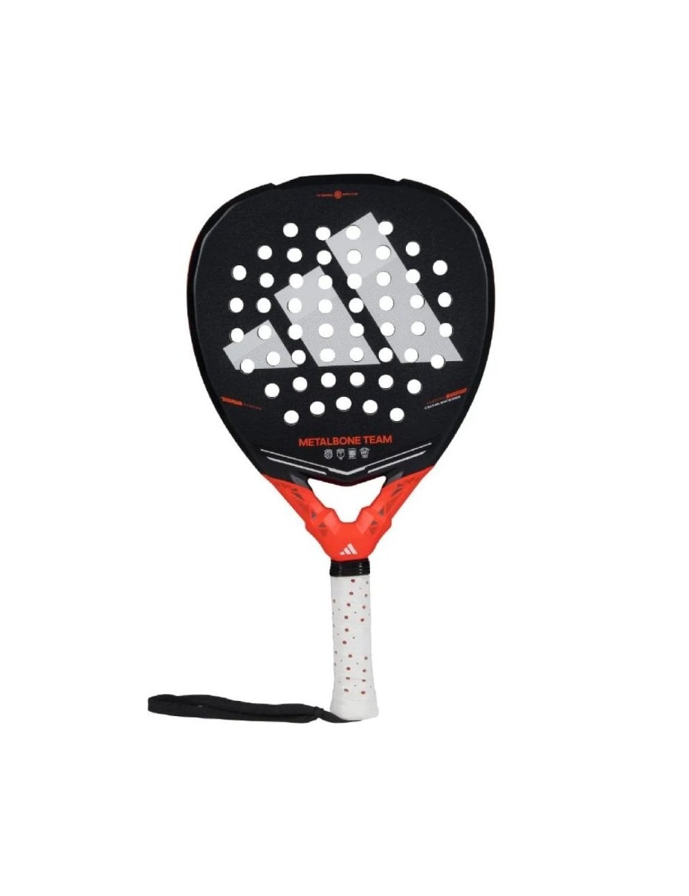 Pala de Pádel Adidas Metalbone Team 3.5 2026/ Negra y Roja