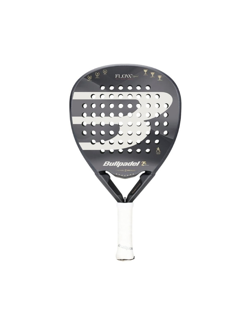 Pala de Pádel Bullpadel Flow Legend 2026 (Alejandra Salazar)/ Blanca y Negra