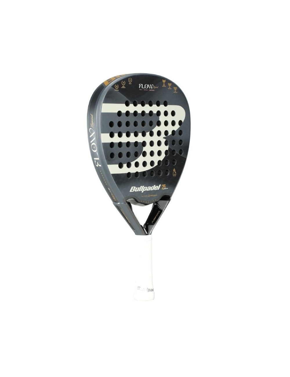 Pala de Pádel Bullpadel Flow Legend 2026 (Alejandra Salazar)/ Blanca y Negra
