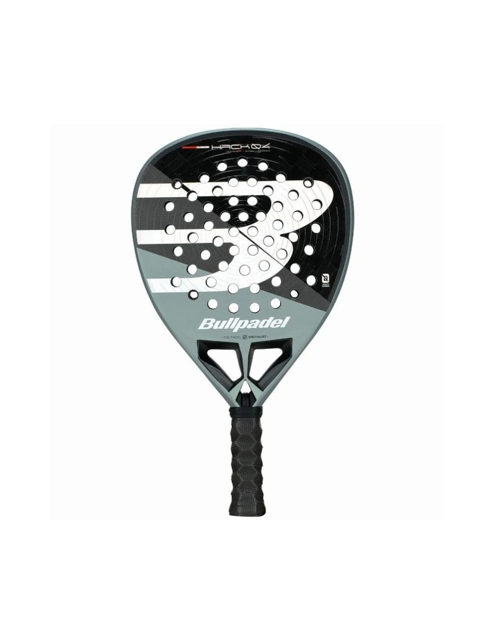 Pala de Pádel Bullpadel Hack 04 2026 (Paquito Navarro)/ Negra y Gris