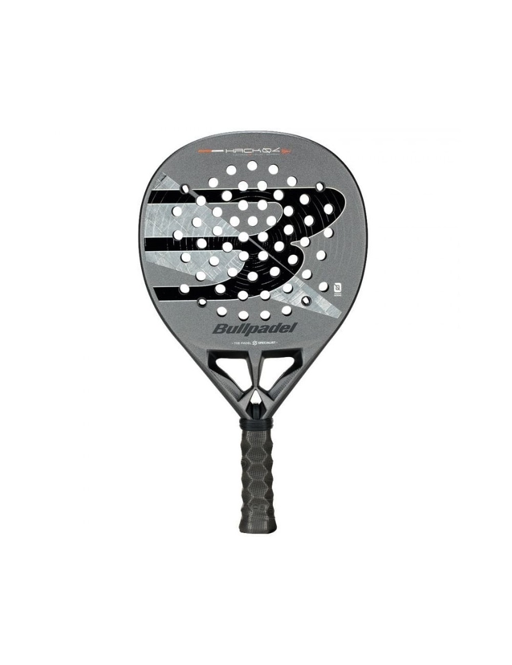 Pala de Pádel Bullpadel Hack 04 Hybrid 2026 (Paquito Navarro)/ Negra y Gris