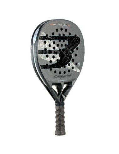 Pala de Pádel Bullpadel Hack 04 Hybrid 2026 (Paquito Navarro)/ Negra y Gris