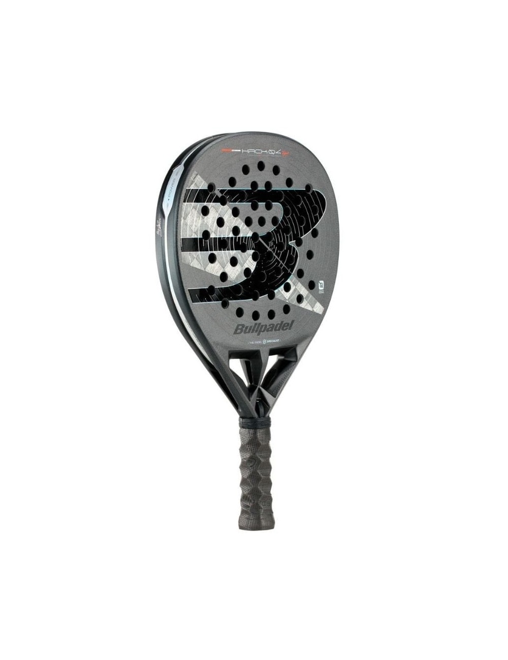 Pala de Pádel Bullpadel Hack 04 Hybrid 2026 (Paquito Navarro)/ Negra y Gris
