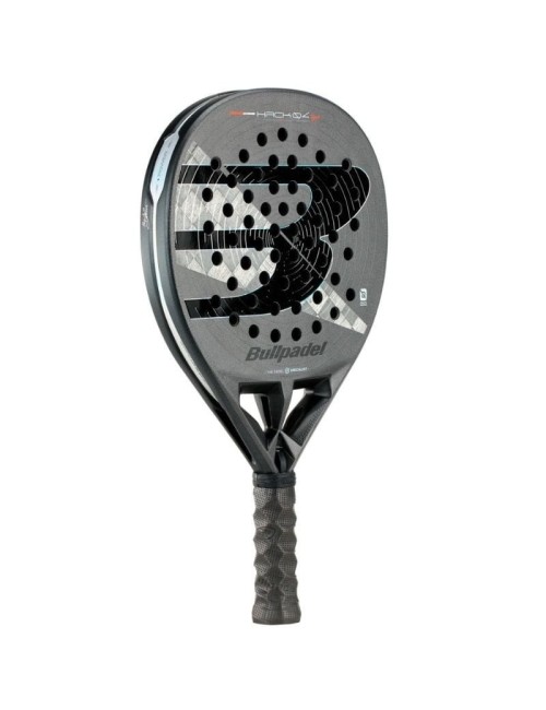 Pala de Pádel Bullpadel Hack 04 Hybrid 2026 (Paquito Navarro)/ Negra y Gris