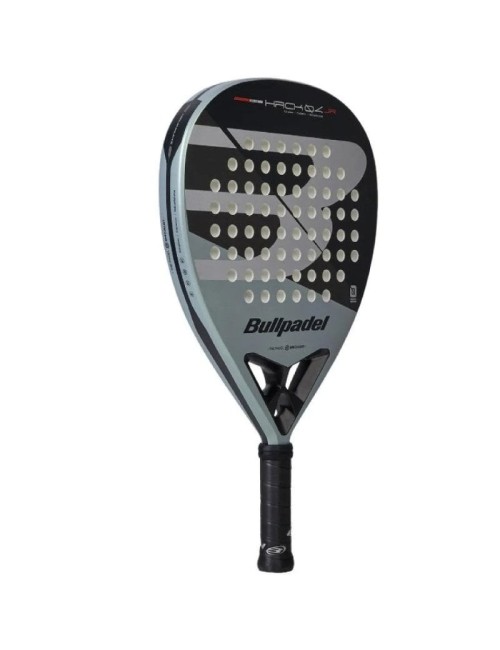 Pala de Pádel Bullpadel Hack 04 Junior 2026 (Paquito Navarro)/ Negra y Gris