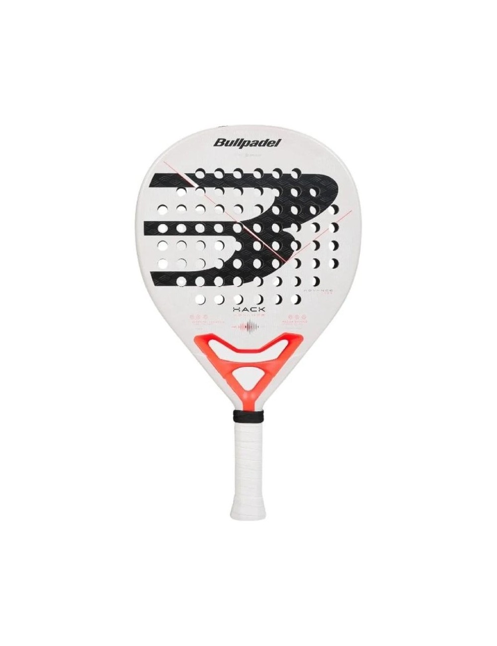 Pala de Pádel Bullpadel Hack Advance 2026/ Blanca