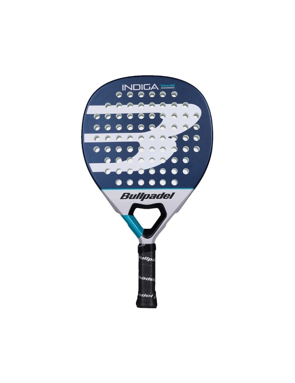 Pala de Pádel Bullpadel Indiga Power 2026/ Blanca y Azul