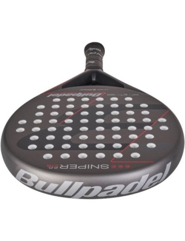 Pala de Pádel Bullpadel Sniper 2.0 Control 2026/ Gris y Roja