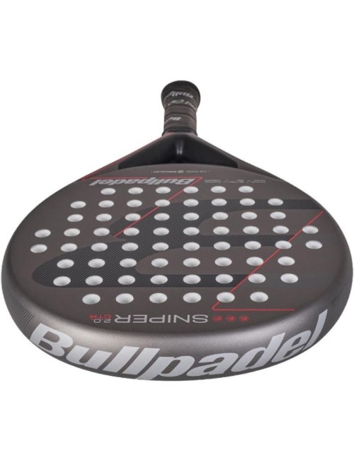 Pala de Pádel Bullpadel Sniper 2.0 Control 2026/ Gris y Roja
