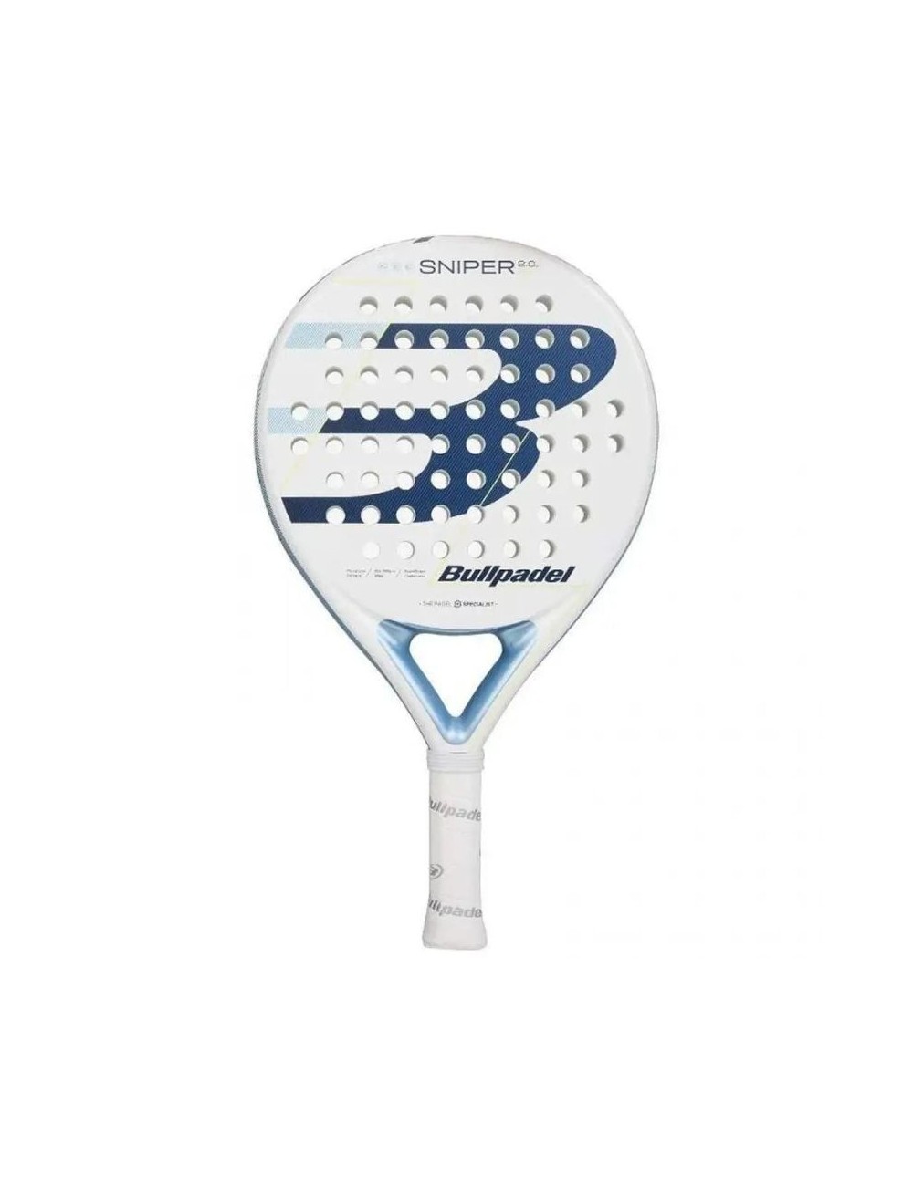 Pala de Pádel Bullpadel Sniper 2.0 Woman/ Blanca