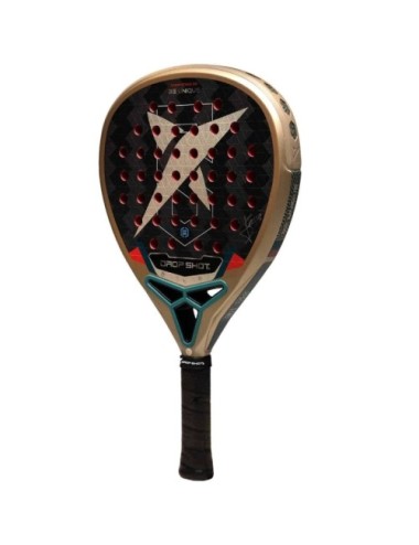 Pala de Pádel Drop Shot Axion Attack Junior (Jon Sanz)/ Marrón y Negra