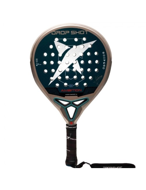 Pala de Pádel Drop Shot Axion Comfort 1.0 2026/ Marrón y Negra