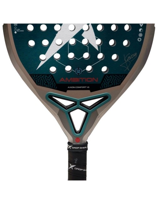 Pala de Pádel Drop Shot Axion Comfort 1.0 2026/ Marrón y Negra