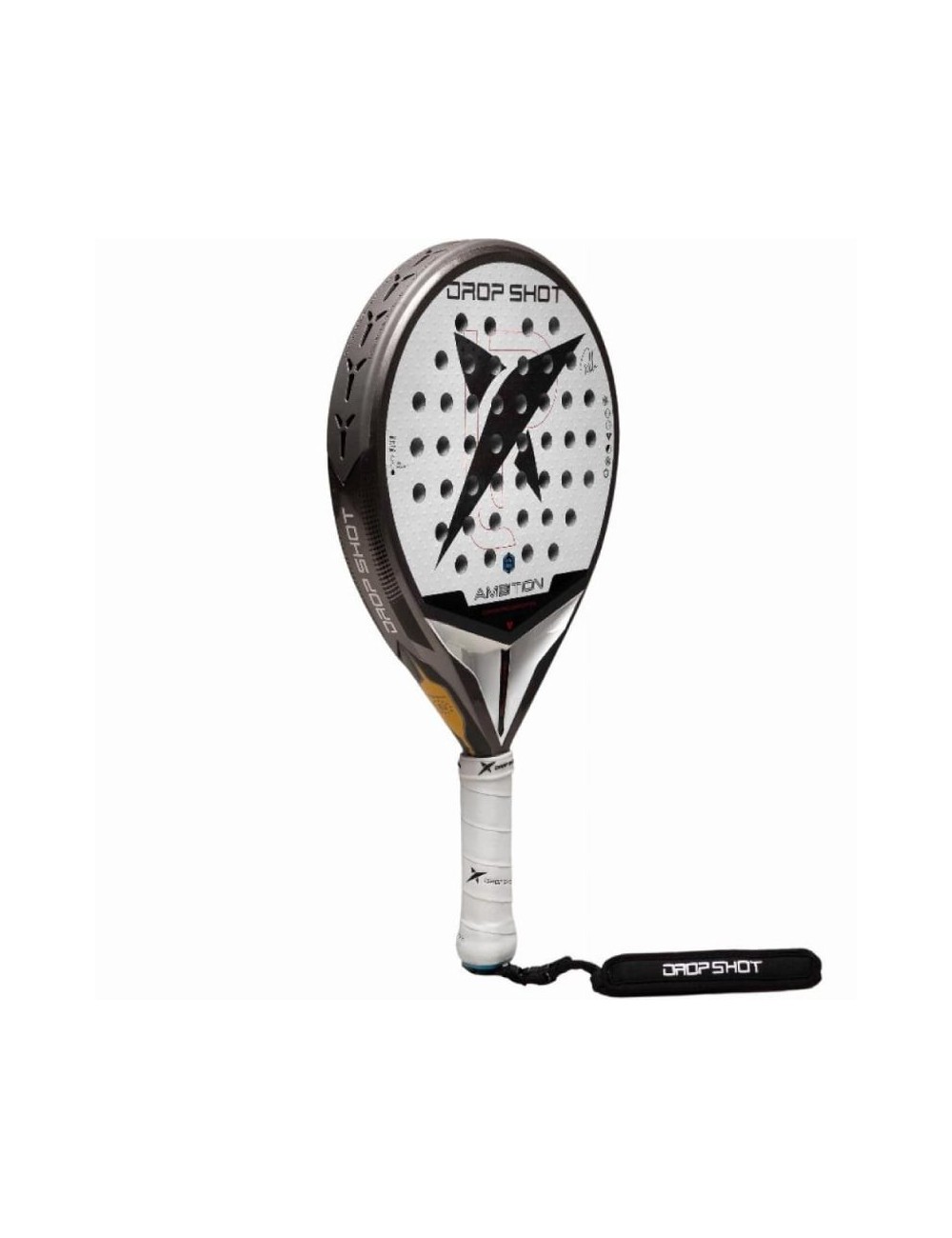 Pala de Pádel Drop Shot Canyon Pro Comfort 2.0 2026 (Pablo Lima)/ Blanca