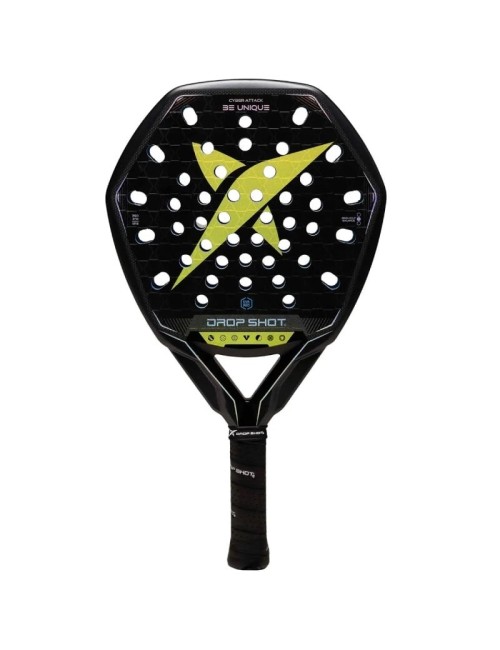 Pala de Pádel Drop Shot Cyber Attack 2026/ Negra