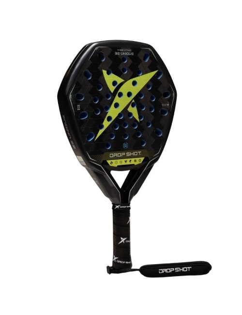Pala de Pádel Drop Shot Cyber Attack 2026/ Negra