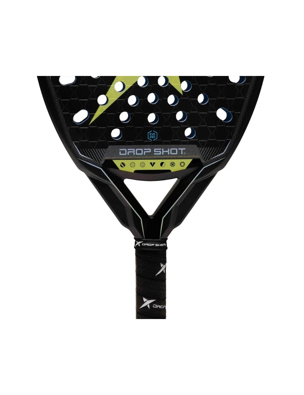 Pala de Pádel Drop Shot Cyber Attack 2026/ Negra