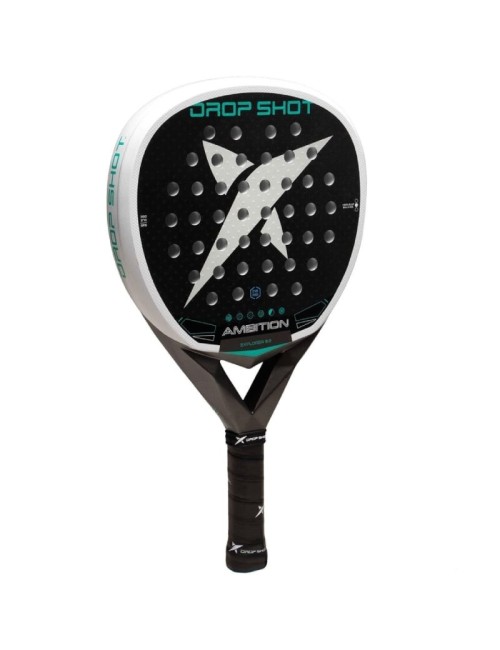 Pala de Pádel Drop Shot Explorer 9.0 2026/ Negra y Blanca