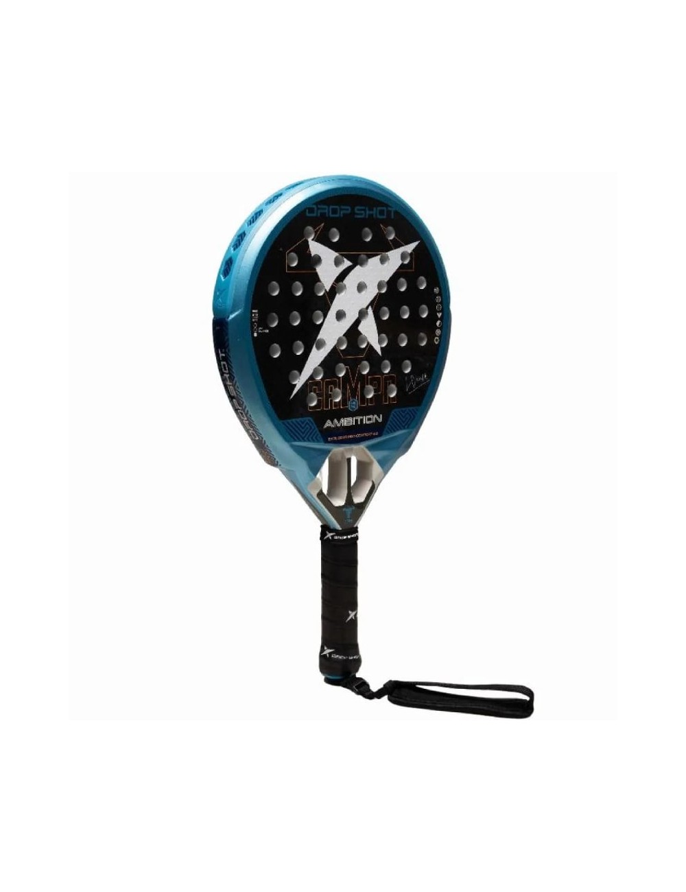 Pala de Pádel Drop Shot Explorer Pro Confort 2.0 2026 (Lucas Campagnolo)/ Azul y Negra