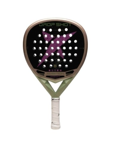 Pala de Pádel Drop Shot Explorer Soft Woman 2026/ Marrón y Púrpura