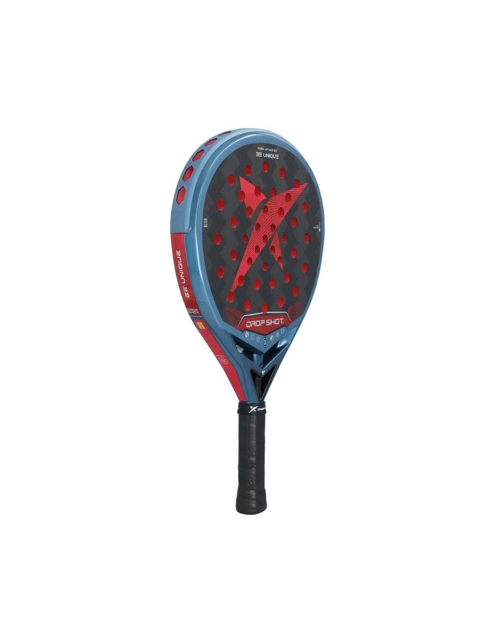 Pala de Pádel Drop Shot Furia Attack 2.0/ Roja y Azul