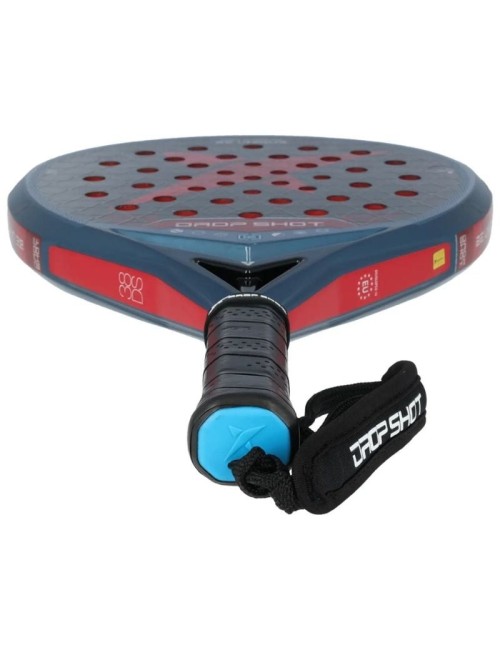 Pala de Pádel Drop Shot Furia Attack 2.0/ Roja y Azul